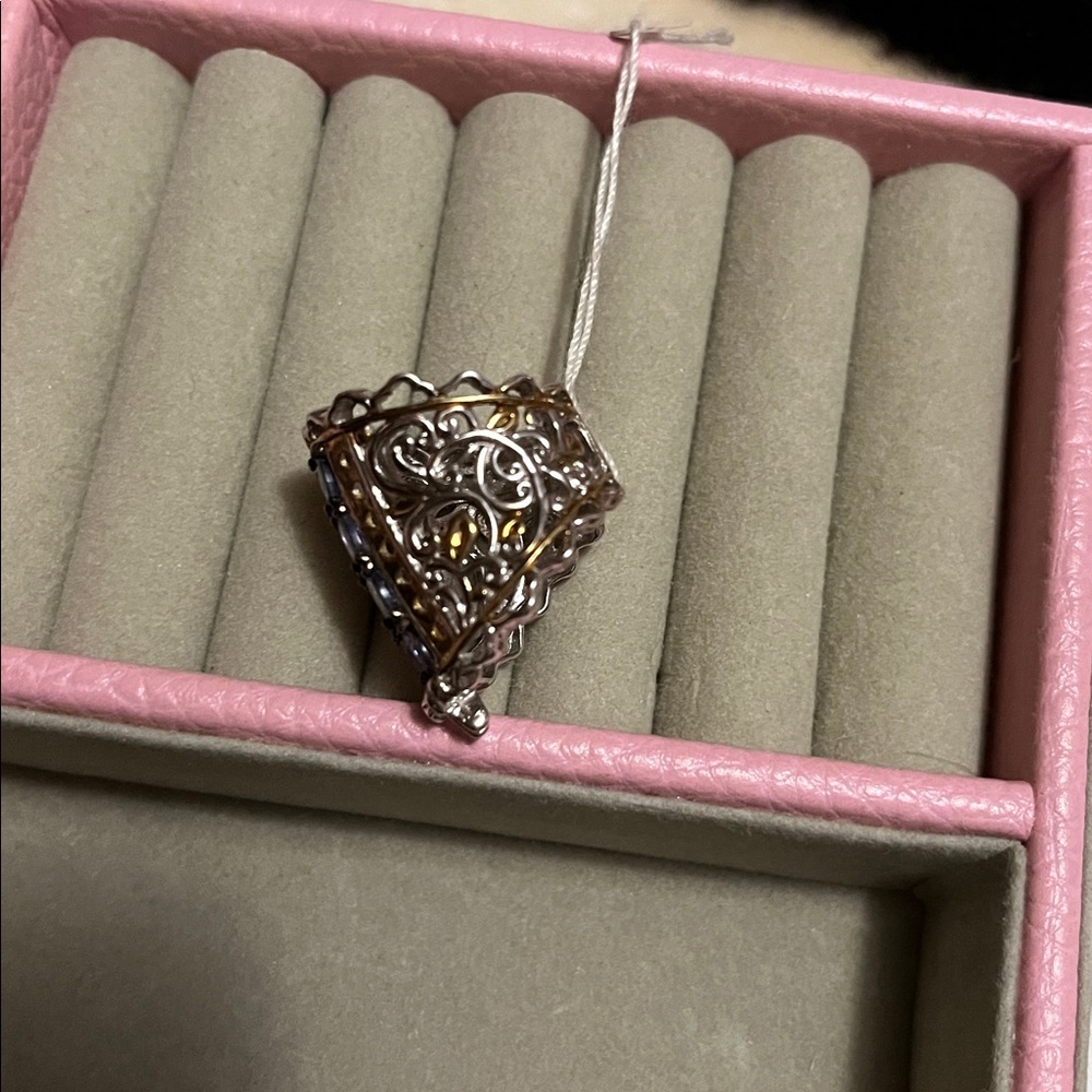 🎀💙🎀💙🎀NWT GEMS EN VOGUE CORSET & TANZANITE RING💙🎀💙🎀 - Picture 4 of 6